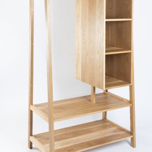 Timber open style wardrobe