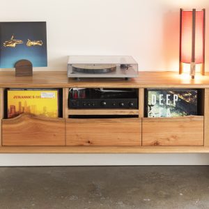 Timber entertainment unit
